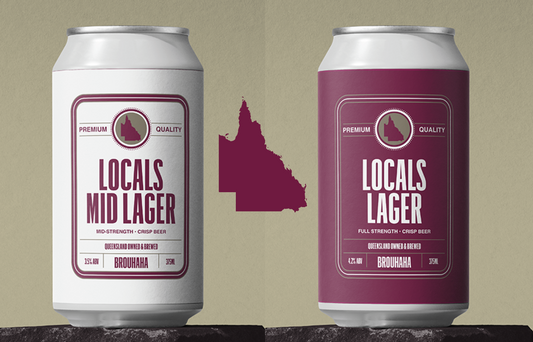 Brouhaha Locals Lager now available...